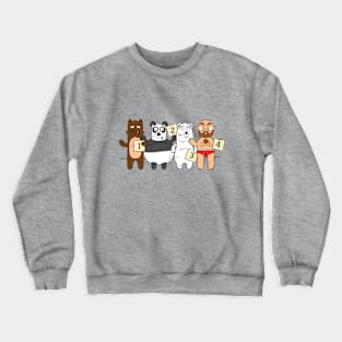 Bear Line-up Crewneck Sweatshirt